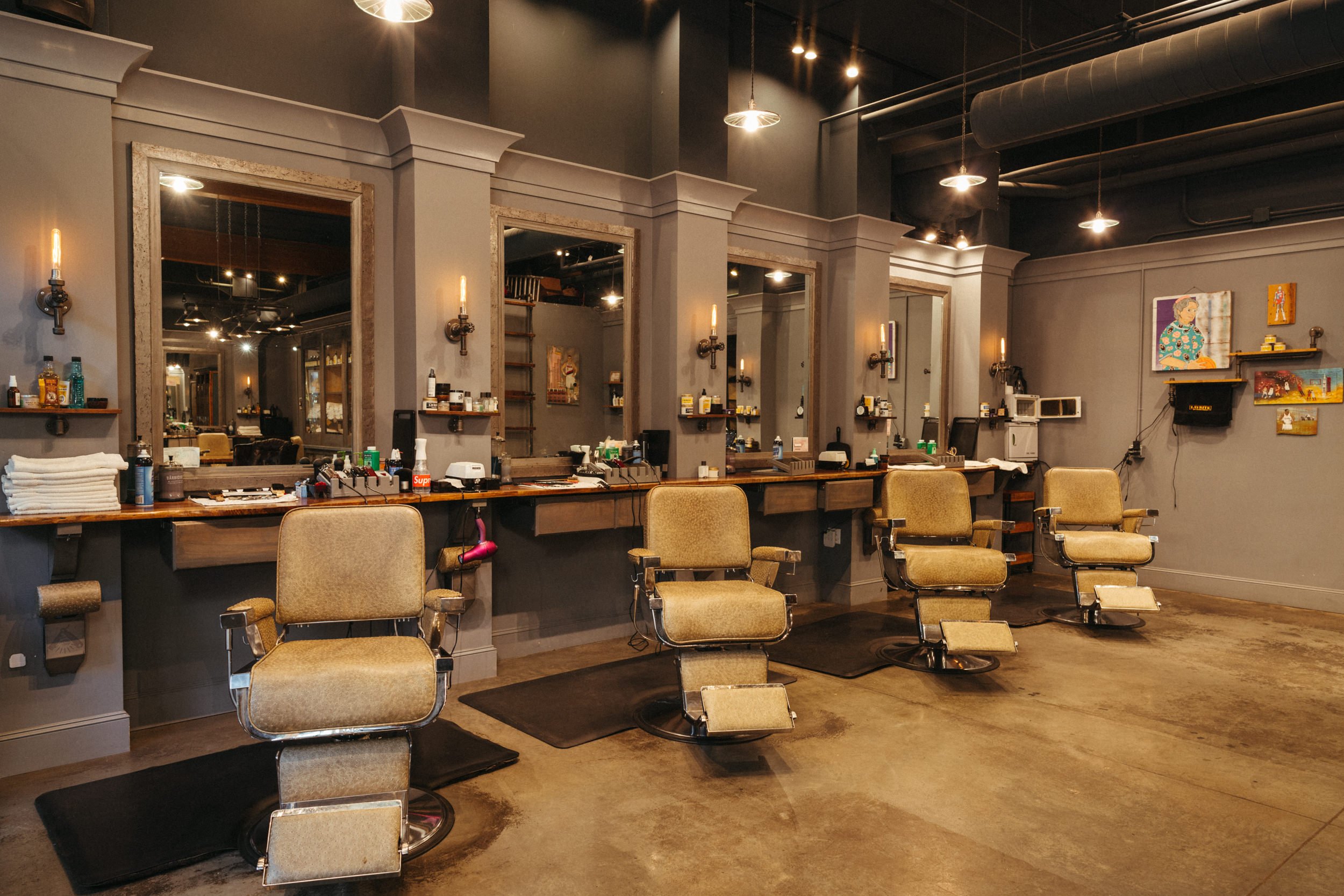 Barber Shop Interior Design Service