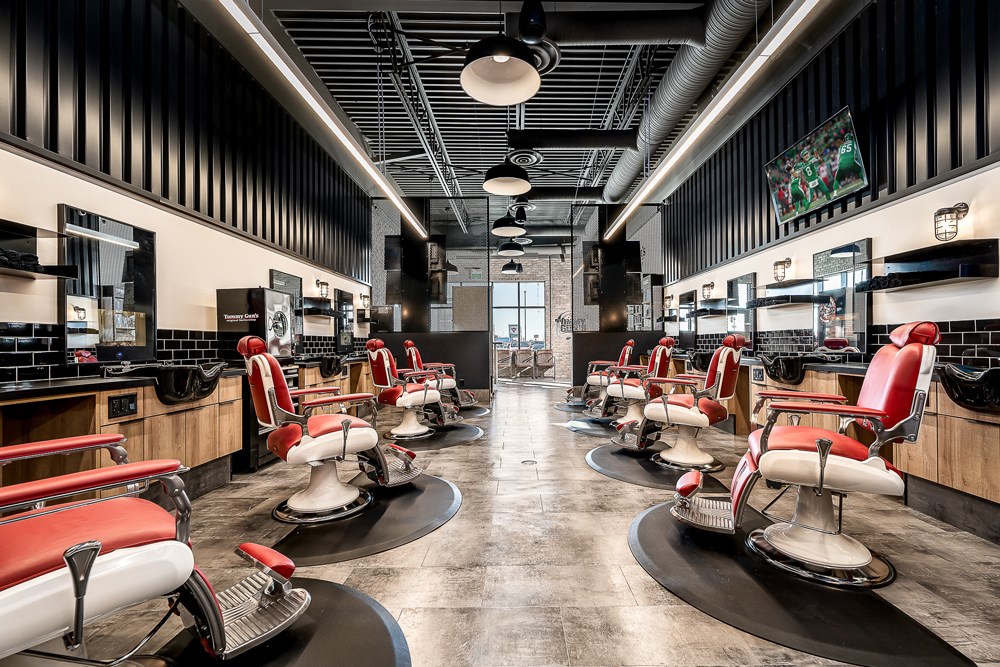Barber Shop Interior Dubai