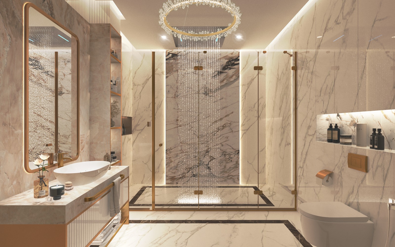 Perfect Blend of Tradition and Modernity in Dubai Bathroom Interiors