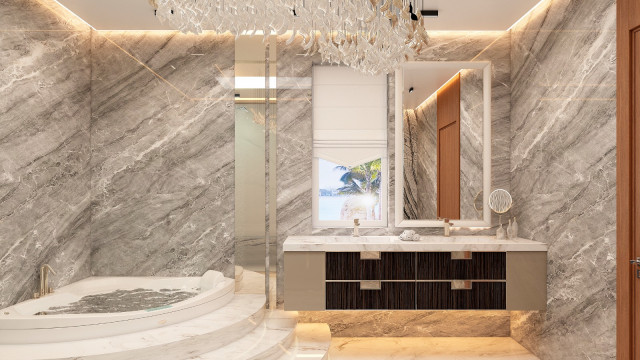 Modern Islamic Design into Dubai's bathroom spaces